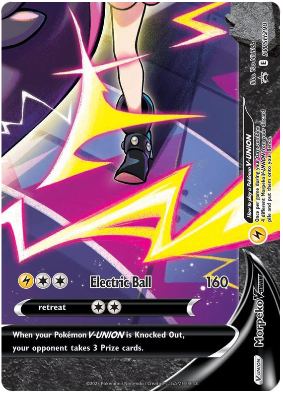 Morpeko V-Union SWSH290- SWSH Sword & Shield Promo Cards Holofoil