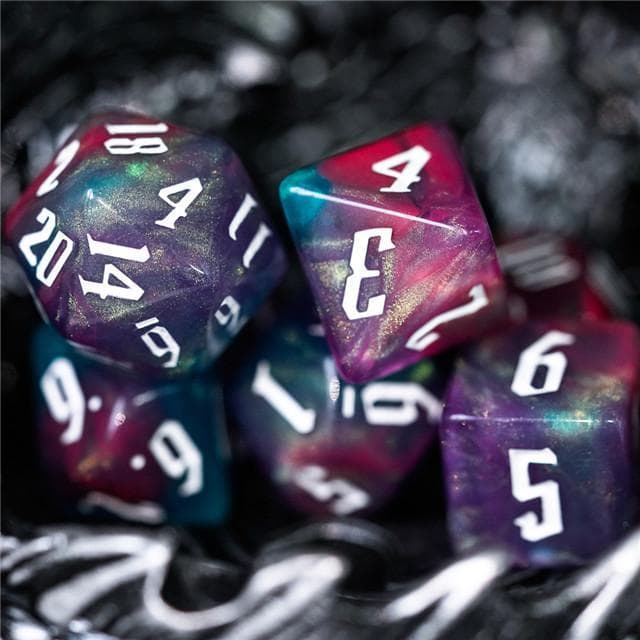 RPG Dice | "Tempest Tossed" | Set of 7