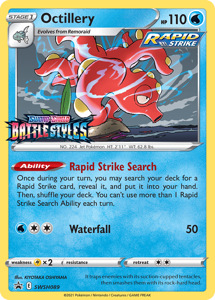 Octillery SWSH089 (Prerelease) SWSH089/307 - SWSH Sword & Shield Promo Cards Holofoil
