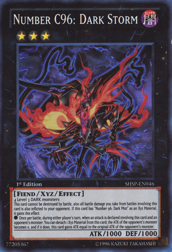 Number C96: Dark Storm [SHSP-EN046] Super Rare