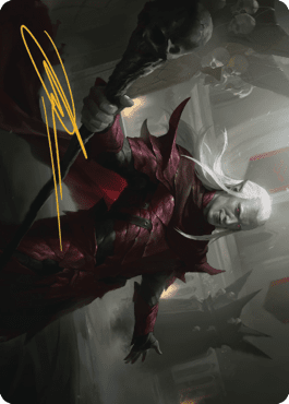 Baeloth Barrityl, Entertainer Art Card (Gold-Stamped Signature) [Commander Legends: Battle for Baldur's Gate Art Series]