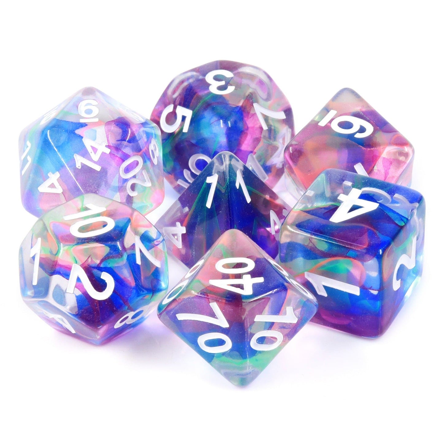 RPG Dice | "Faerie Festival" | Set of 7
