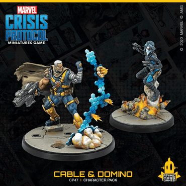 Marvel Crisis Protocol Miniatures Game | Cable and Domino