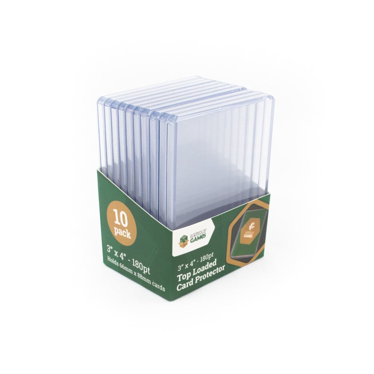 LPG | Top Loaded Card Protector | 3"x4" 180pt (Pack of 10)