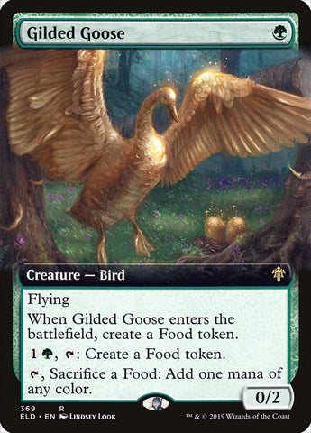 Gilded Goose (Extended Art) [Throne of Eldraine]