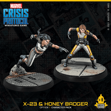 Marvel Crisis Protocol | X-23 & Honey Badger Character Pack