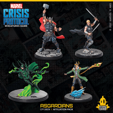 Marvel Crisis Protocol Miniatures Game | Asgardians Affiliation Pack