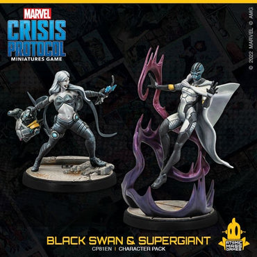 Marvel Crisis Protocol Miniatures Game | Black Swan & Supergiant