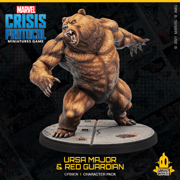 Marvel Crisis Protocol Miniatures Game | Ursa Major & Red Guardian