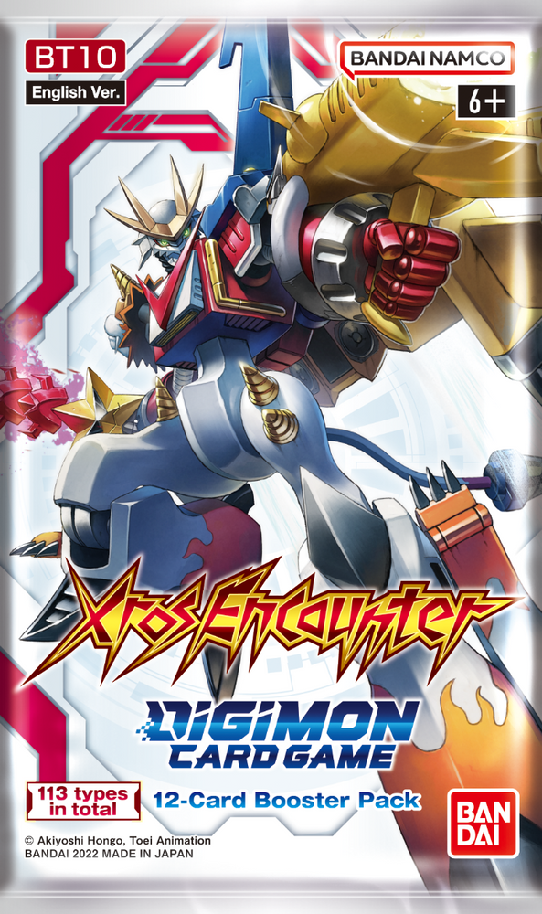 Digimon Card Game Series 10 Xros Encounter BT10 Booster Pack