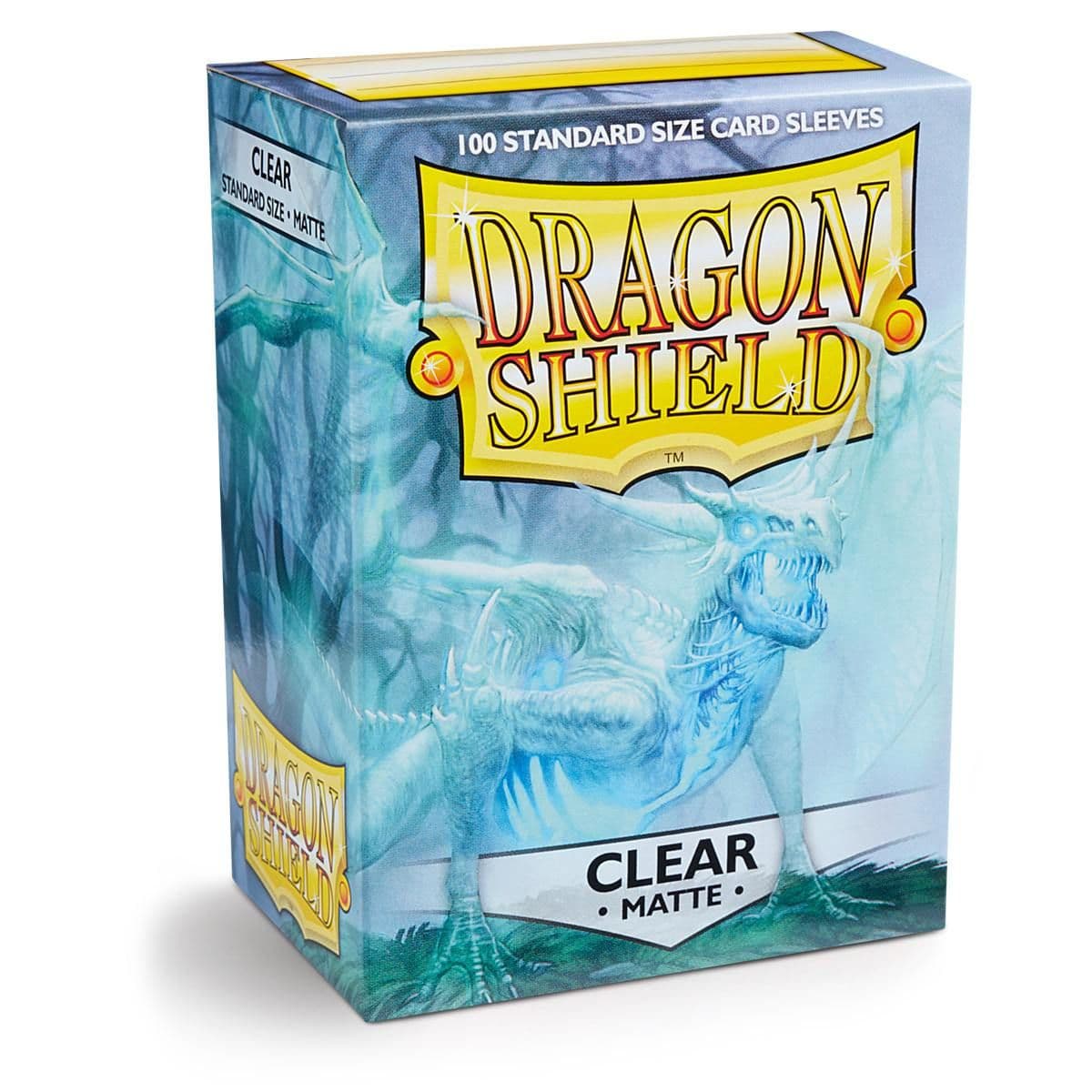 Dragon Shield | Standard Size Sleeves | 100ct | Clear (Matte)