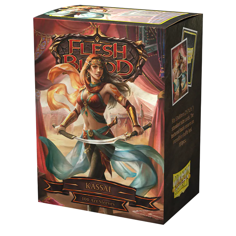 Dragon Shield | Standard Size Sleeves | 100ct | Kassai (Flesh and Blood Matte)
