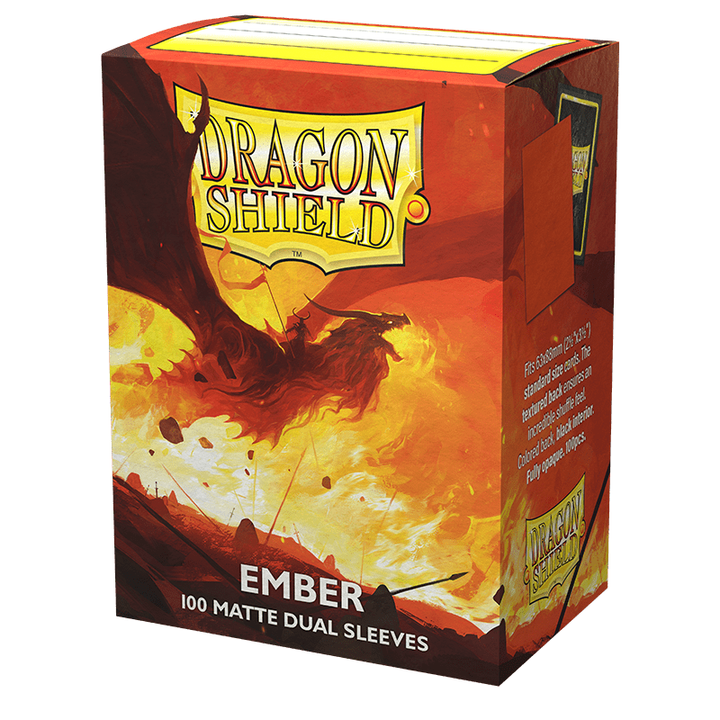 Dragon Shield | Standard Size Sleeves | 100ct | Ember (Dual Matte)