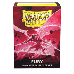 Dragon Shield: Standard 100ct Sleeves - Fury (Dual Matte)