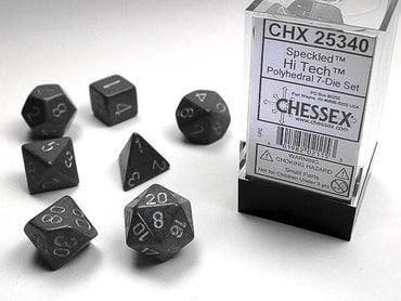 CHX 25340 Polyhedral Speckled Hi-Tech/silver 7-Die Set