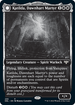 Katilda, Dawnhart Martyr // Katilda's Rising Dawn [Innistrad: Double Feature]