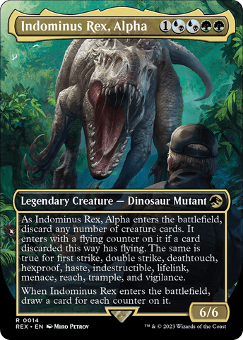 Indominus Rex, Alpha (Borderless) [Jurassic World Collection]