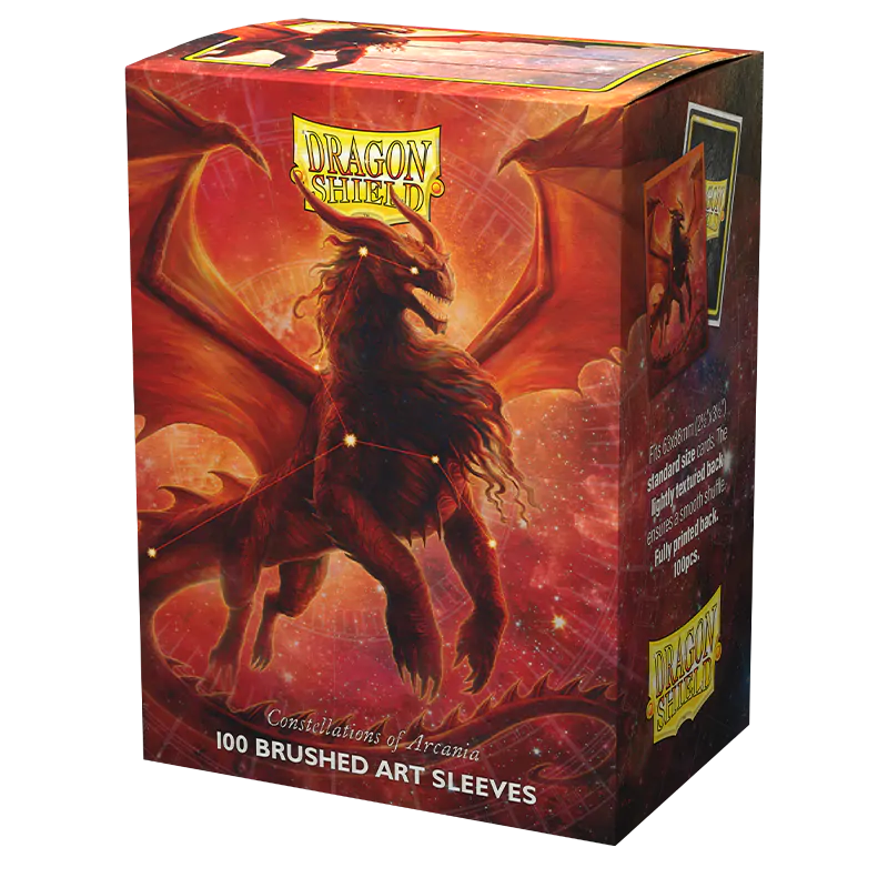 Dragon Shield | Standard Size Sleeves | 100ct | Constellations of Arcania: Rowan (Art Brushed)