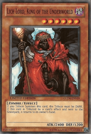 Lich Lord, King of the Underworld [GLD4-EN019] Common