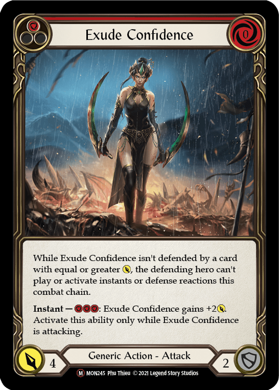 Exude Confidence [U-MON245-RF] (Monarch Unlimited)  Unlimited Rainbow Foil