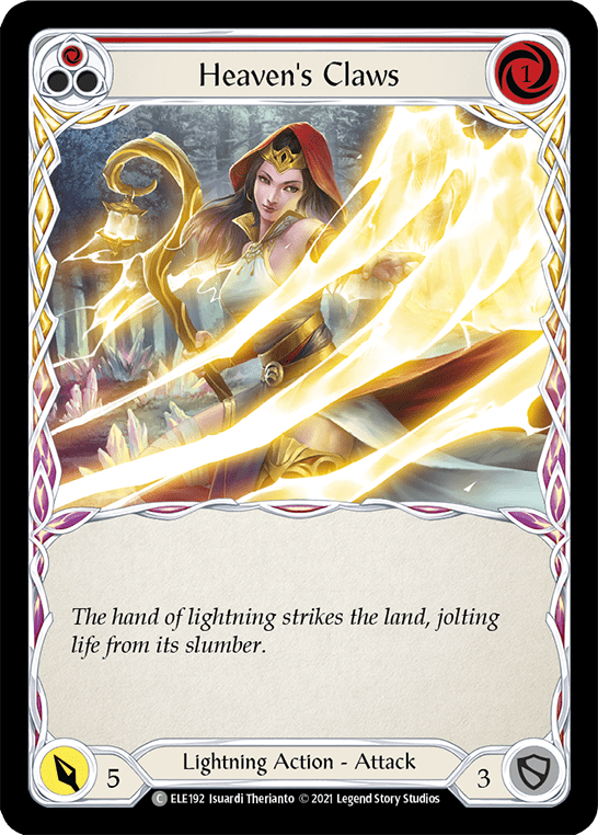 Heaven's Claws (Red) [ELE192] (Tales of Aria)  1st Edition Normal