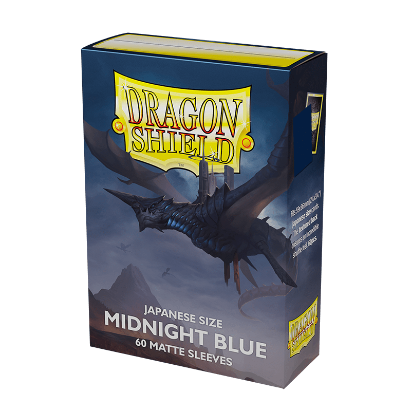 Dragon Shield: Japanese Size 60ct Sleeves - Midnight Blue (Matte)