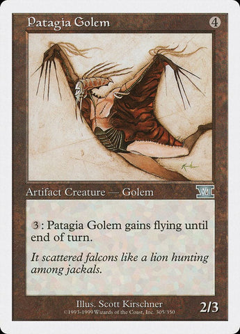 Patagia Golem [Classic Sixth Edition]