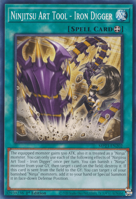 Ninjitsu Art Tool - Iron Digger [MP23-EN202] Common