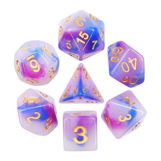 RPG Dice | "Sorcerous Jade" | Set of 7
