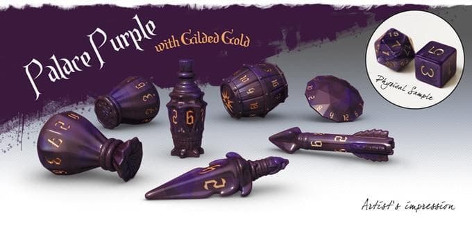 Palace Purple | Rogue Set | Polyhero Dice