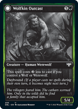 Wolfkin Outcast // Wedding Crasher [Innistrad: Double Feature]