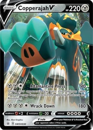 Copperajah V SWSH030/307 - SWSH Sword & Shield Promo Cards Holofoil