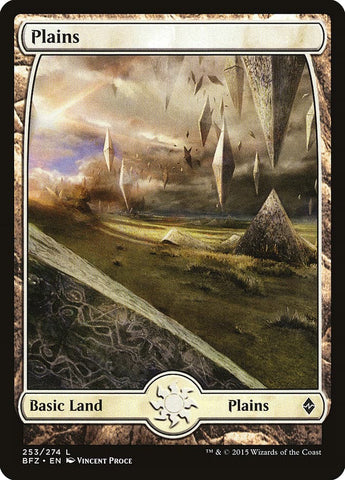 Plains (253) (Full Art) [Battle for Zendikar]