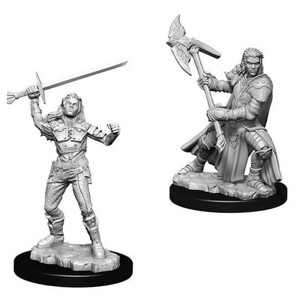 D&D Nolzur's Marvelous Miniatures | Half-Orc Fighter (Female)