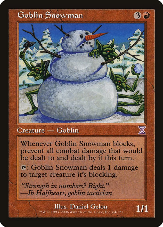 Goblin Snowman [Time Spiral Timeshifted]