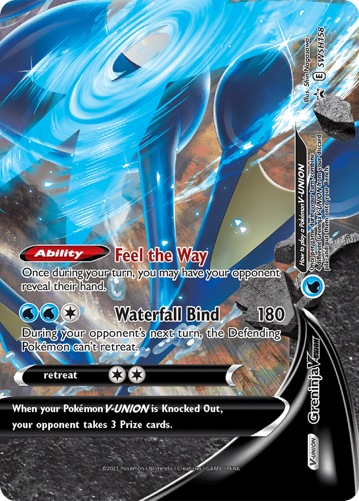 Greninja V-UNION SWSH158 SWSH158/307 - SWSH Sword & Shield Promo Cards Holofoil