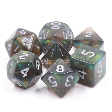 RPG Dice | "Nether Realm" | Set of 7
