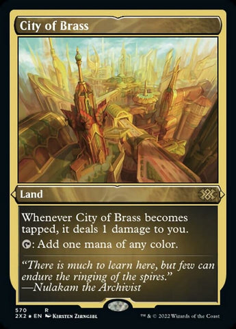City of Brass (Foil Etched) [Double Masters 2022]