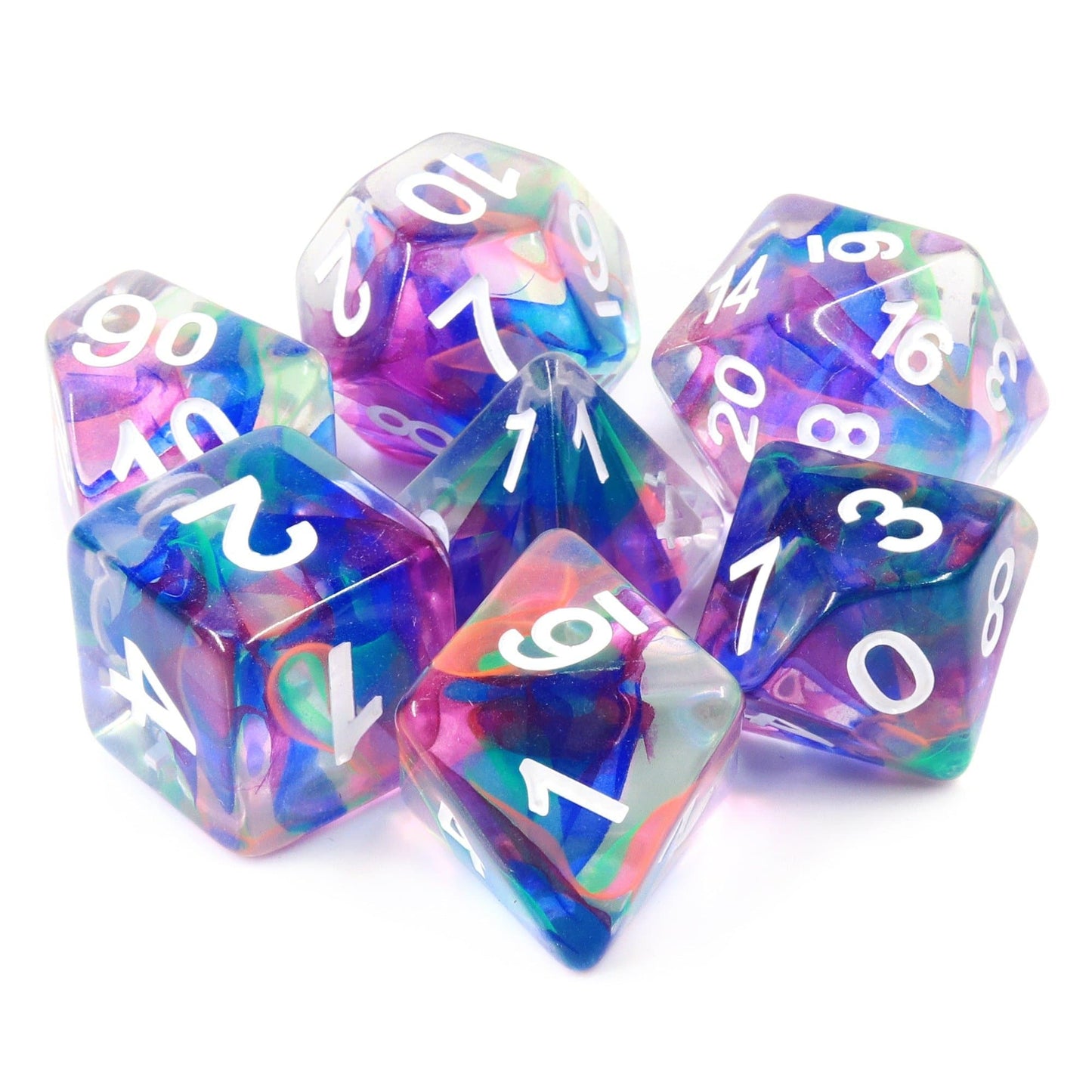 RPG Dice | "Faerie Festival" | Set of 7