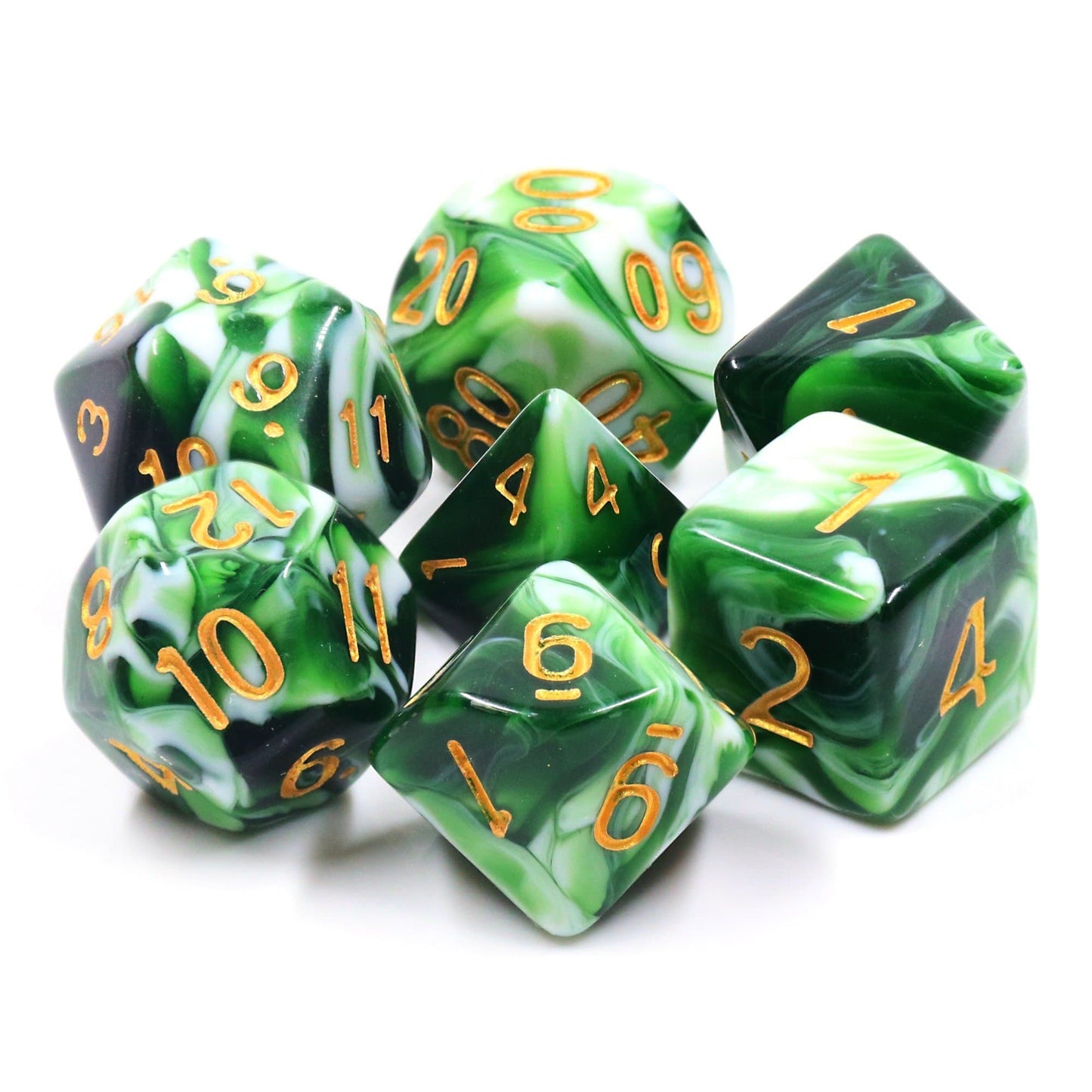 RPG Dice | "Frog Soup" | Set of 7