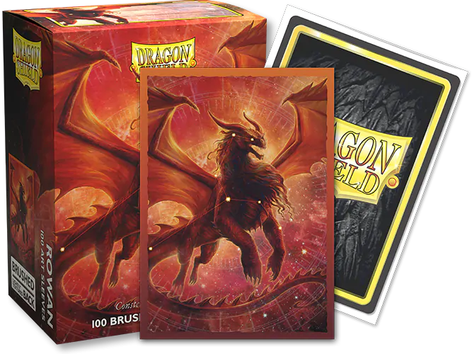 Dragon Shield | Standard Size Sleeves | 100ct | Constellations of Arcania: Rowan (Art Brushed)