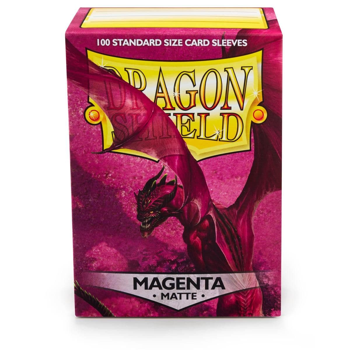 Dragon Shield | Standard Size Sleeves | 100ct | Magenta (Matte)