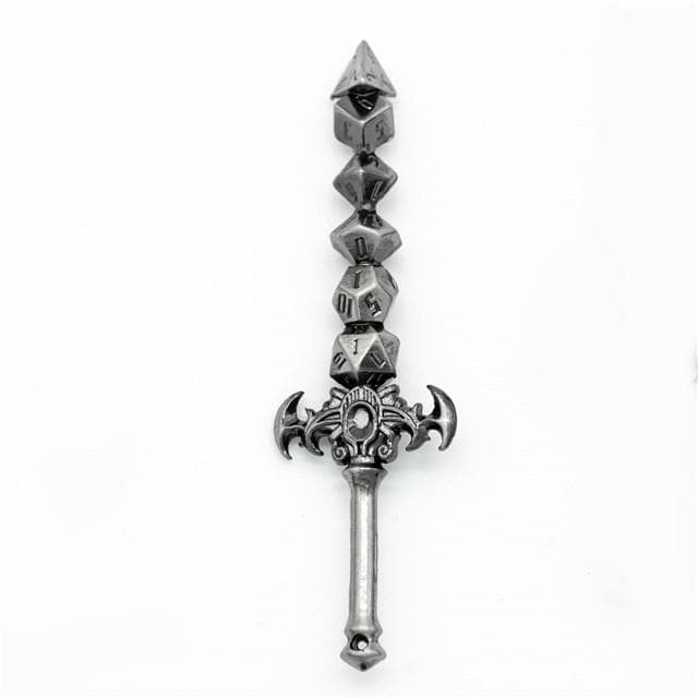 Pendant | "Holy Avenger" Dice Sword | Silver