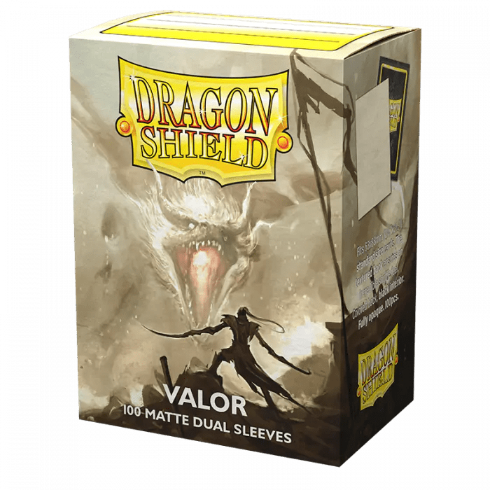 Dragon Shield | Standard Size Sleeves | 100ct | Valor (Dual Matte)