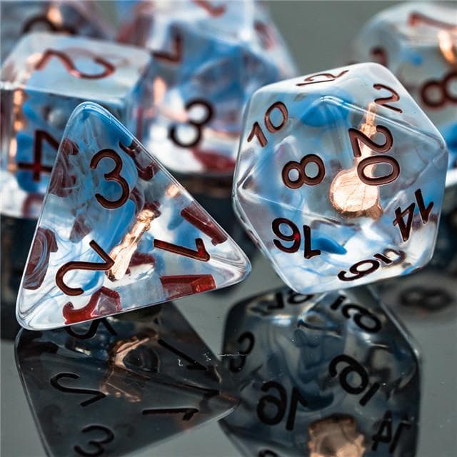 RPG Dice | "Bard's Lute" | Set of 7