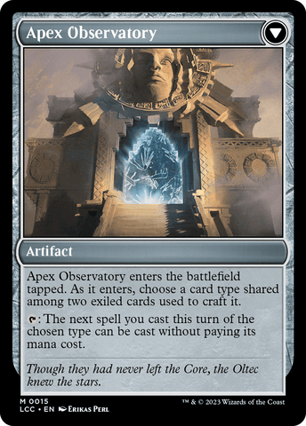 Eye of Ojer Taq // Apex Observatory [The Lost Caverns of Ixalan Commander]