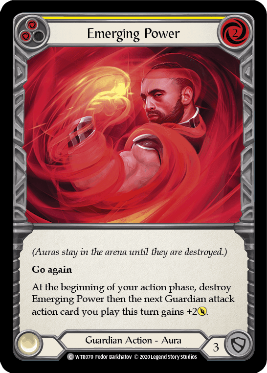 Emerging Power (Yellow) [WTR070]Unlimited Edition Rainbow Foil