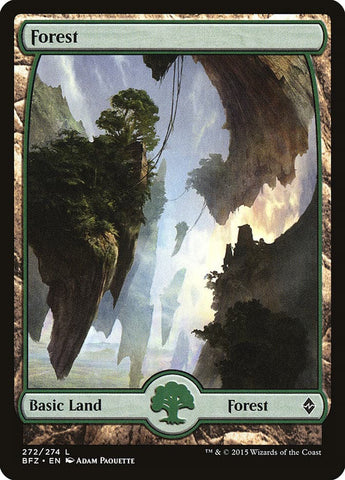 Forest (272) (Full Art) [Battle for Zendikar]