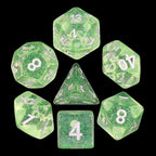 Polyhedral Dice Set | Acrylic | "Light Refreshment" | Set of 7 (D0152)