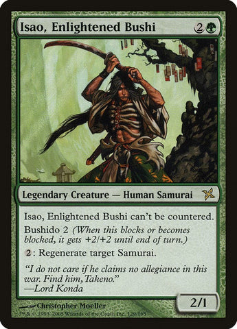 Isao, Enlightened Bushi [Betrayers of Kamigawa]